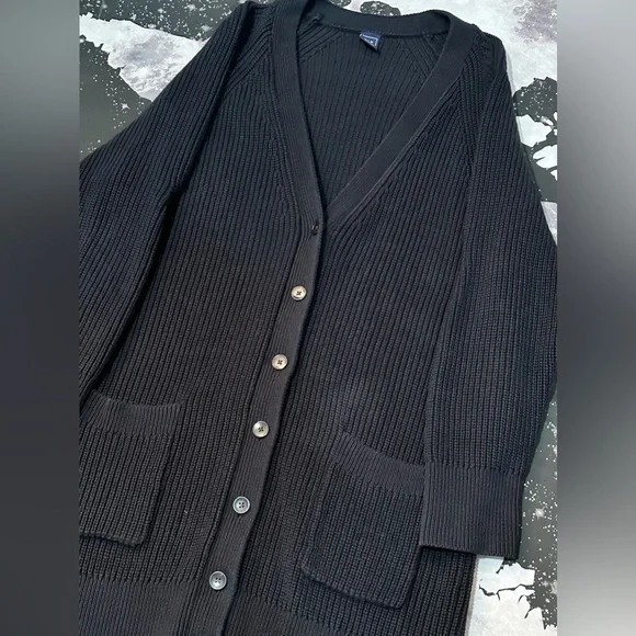 Gap Shaker Stitch Cardigan Sweater - Picture 3 of 9